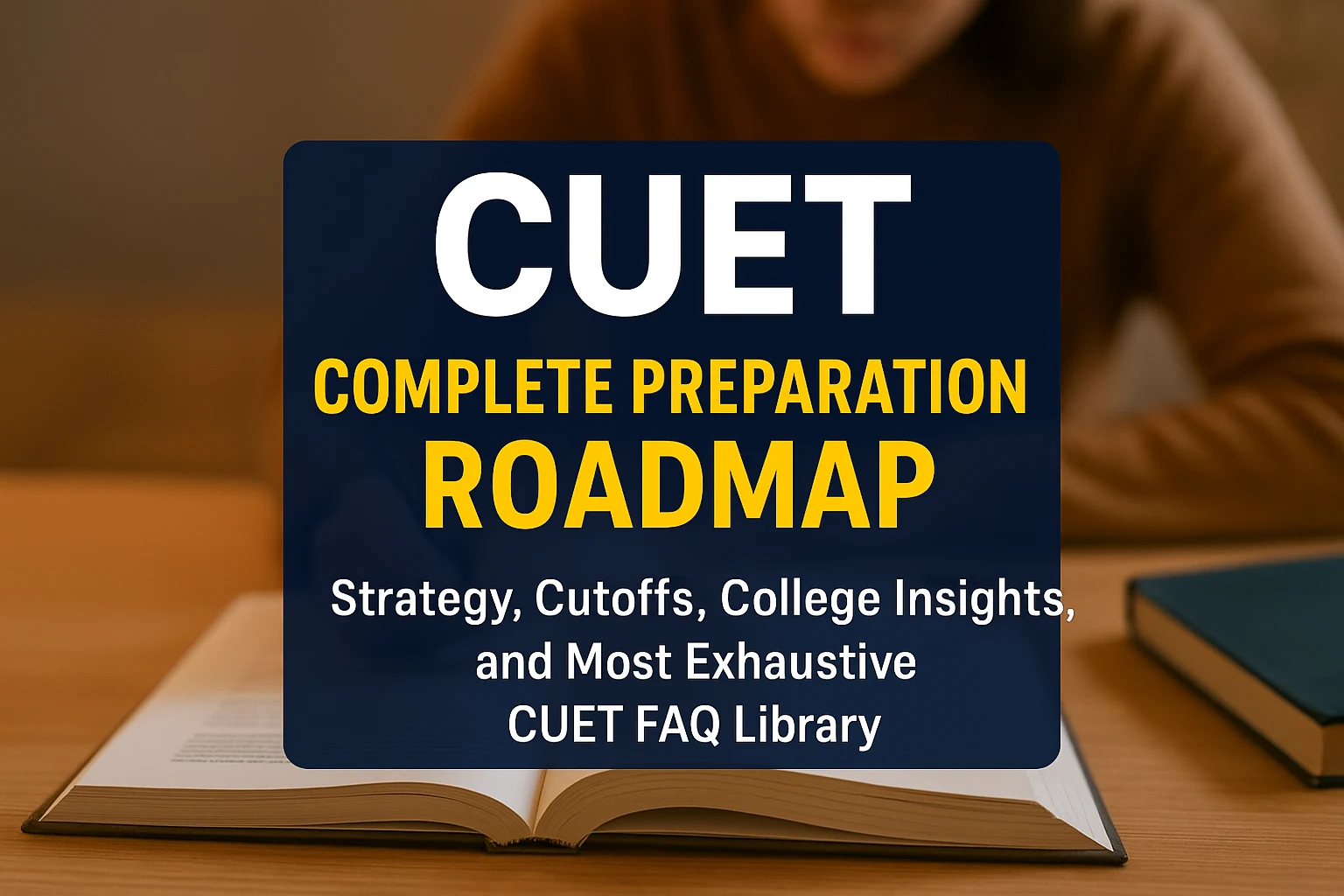 CUET Complete Preparation Roadmap, Strategy, Cutoffs, College Insights, and Most Exhaustive CUET FAQ Library