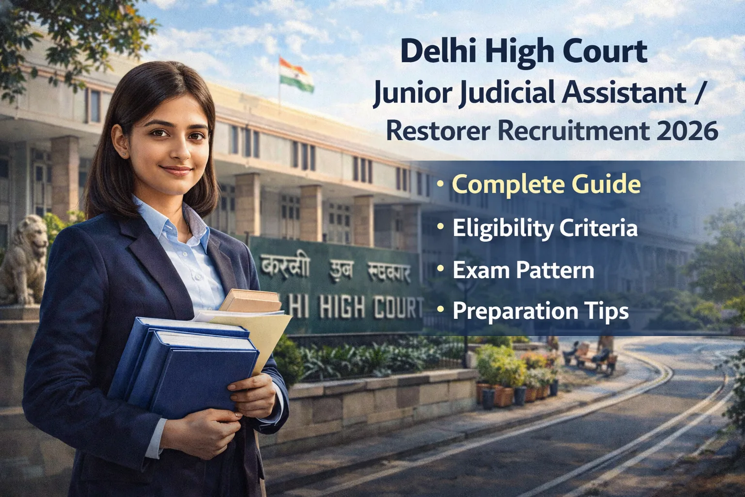 Delhi High Court Junior Judicial Assistant / Restorer Recruitment 2026 – Complete Guide