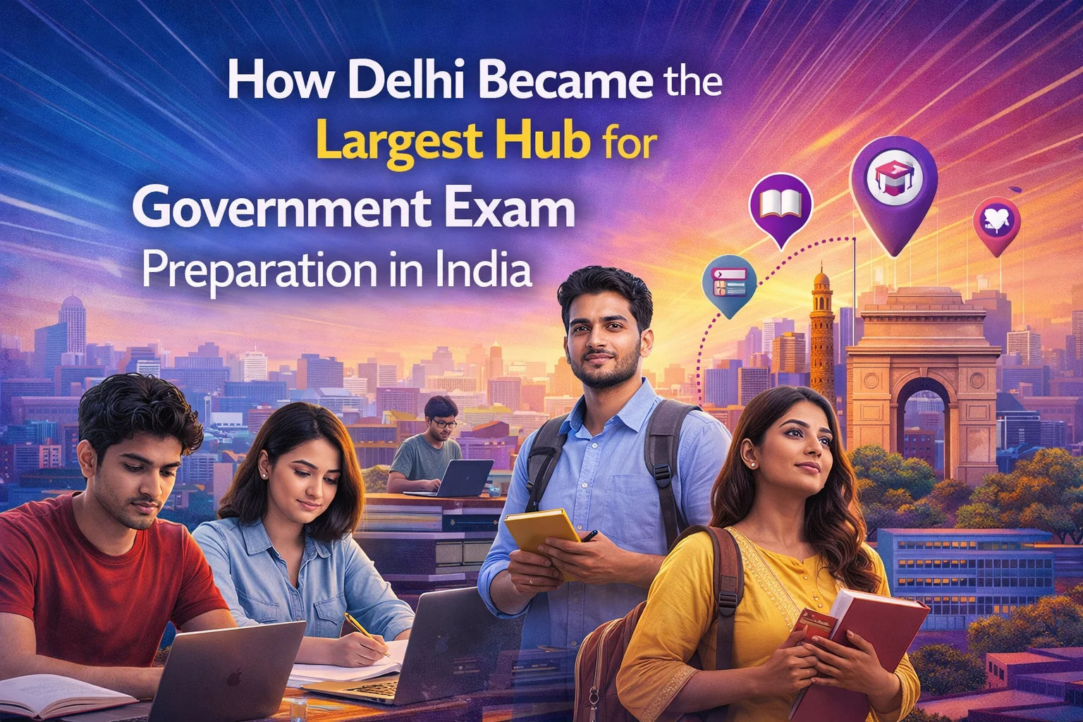 How Delhi Became the Largest Hub for Government Exam Preparation in India