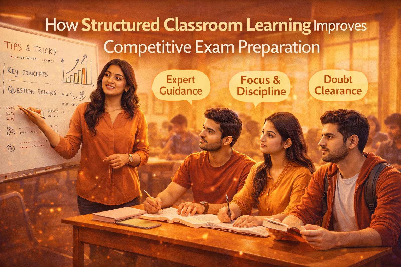 How Structured Classroom Learning Improves Competitive Exam Preparation