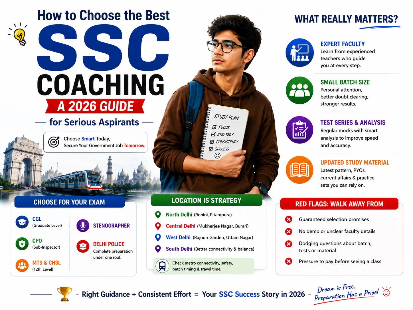 How to Choose the Best SSC Coaching: A 2026 Guide for Serious Aspirants