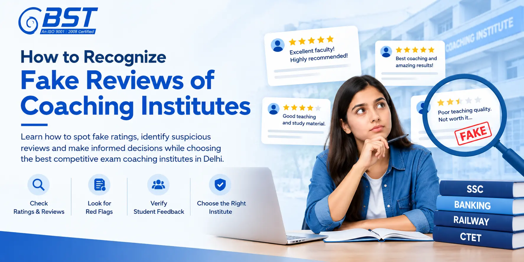 How to identify fake reviews of coaching institutes before you spend your money