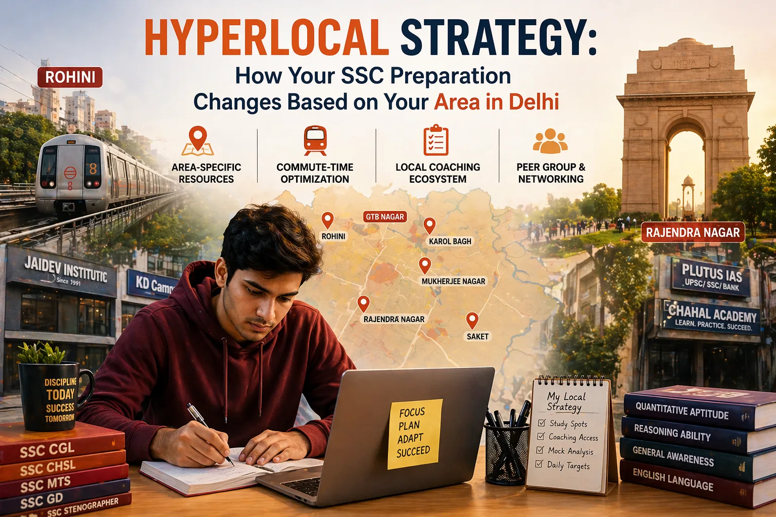 Hyperlocal Strategy: How Your SSC Preparation Changes Based on Your Area in Delhi