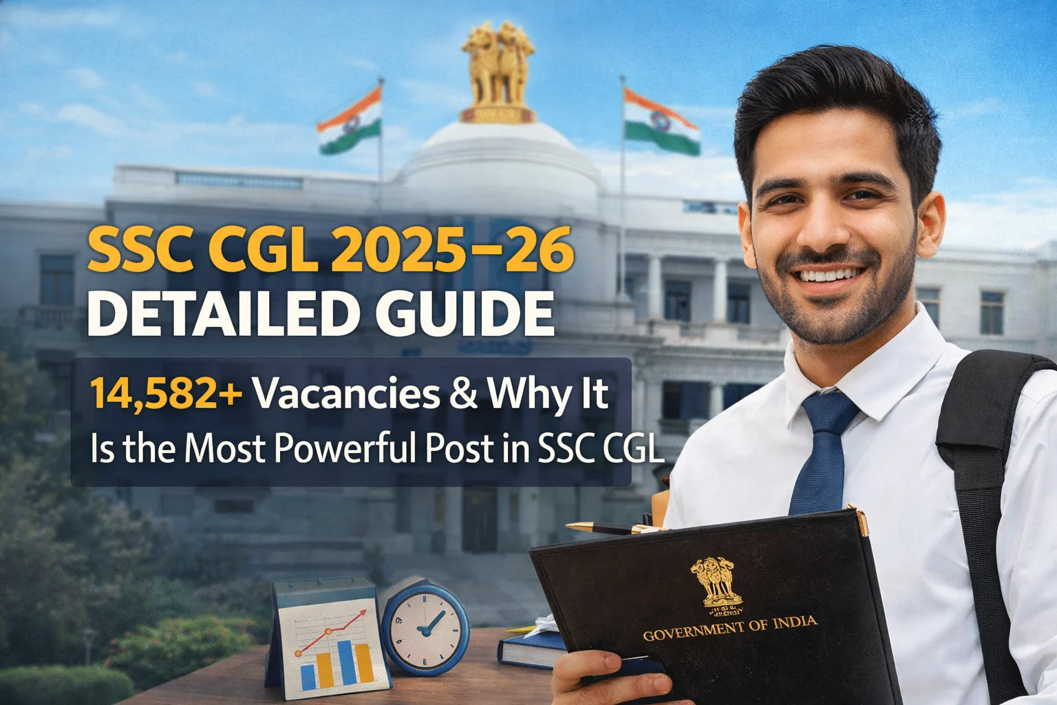 SSC CGL 2025–26 Detailed Guide: 14,582+ Vacancies & Why It Is the Most Powerful Post in SSC CGL