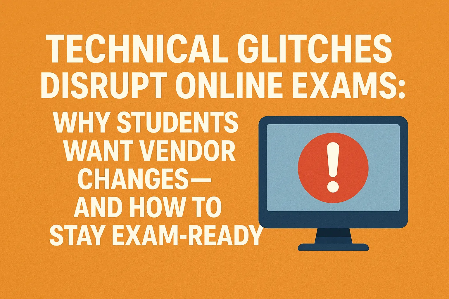 Technical Glitches Disrupt Online Exams: Why Students Want Vendor Changes—and How to Stay Exam‑Ready