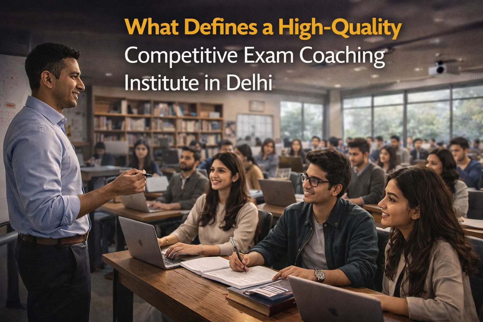 What Defines a High-Quality Competitive Exam Coaching Institute in Delhi