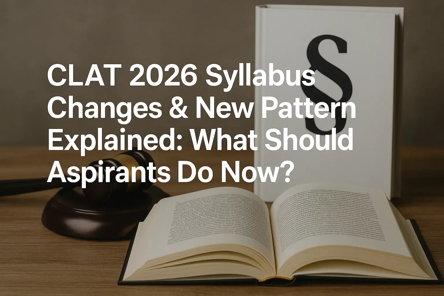 CLAT 2026 Syllabus Changes & New Pattern Explained: What Should Aspirants Do Now?