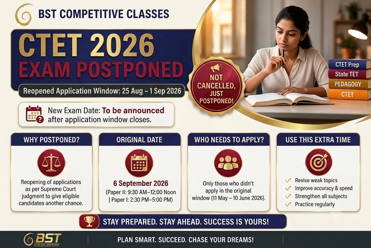 Reason for Postponement of CTET 2026 Exam