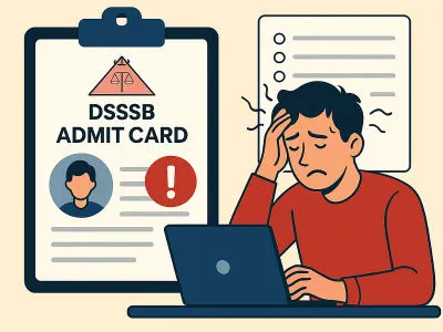 DSSSB Admit Card Process – Top 10 Errors To Prevent A Stress-Free Exam Day