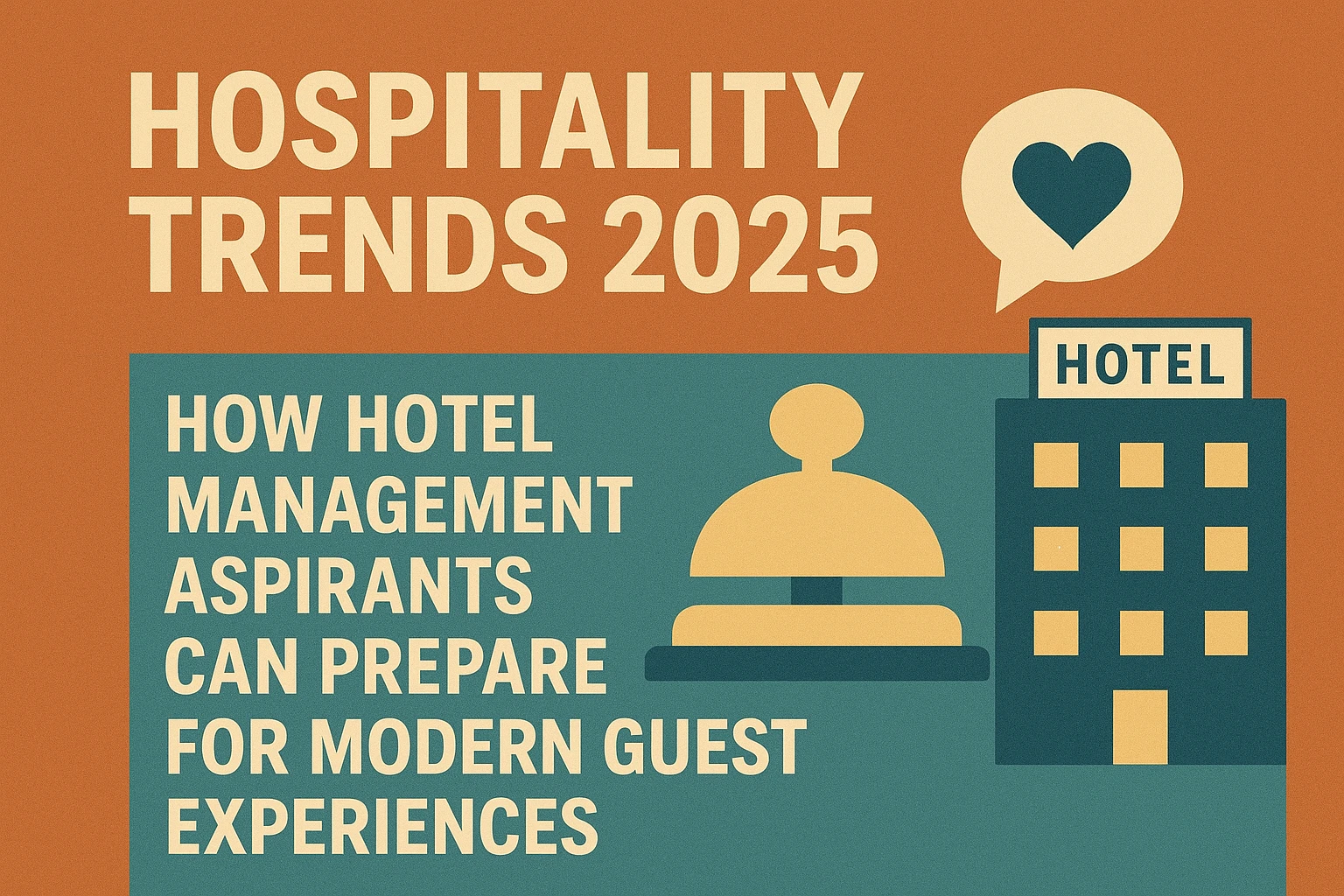 Hospitality Trends 2025: How Hotel Management Aspirants Can Prepare for Modern Guest Experiences