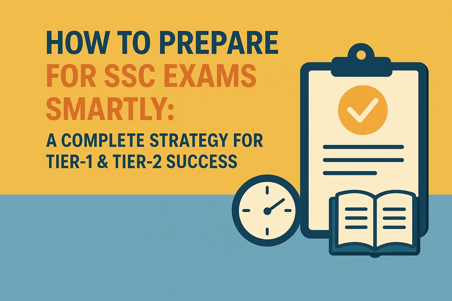 How to Prepare for SSC Exams Smartly: A Complete Strategy for Tier-1 & Tier-2 Success