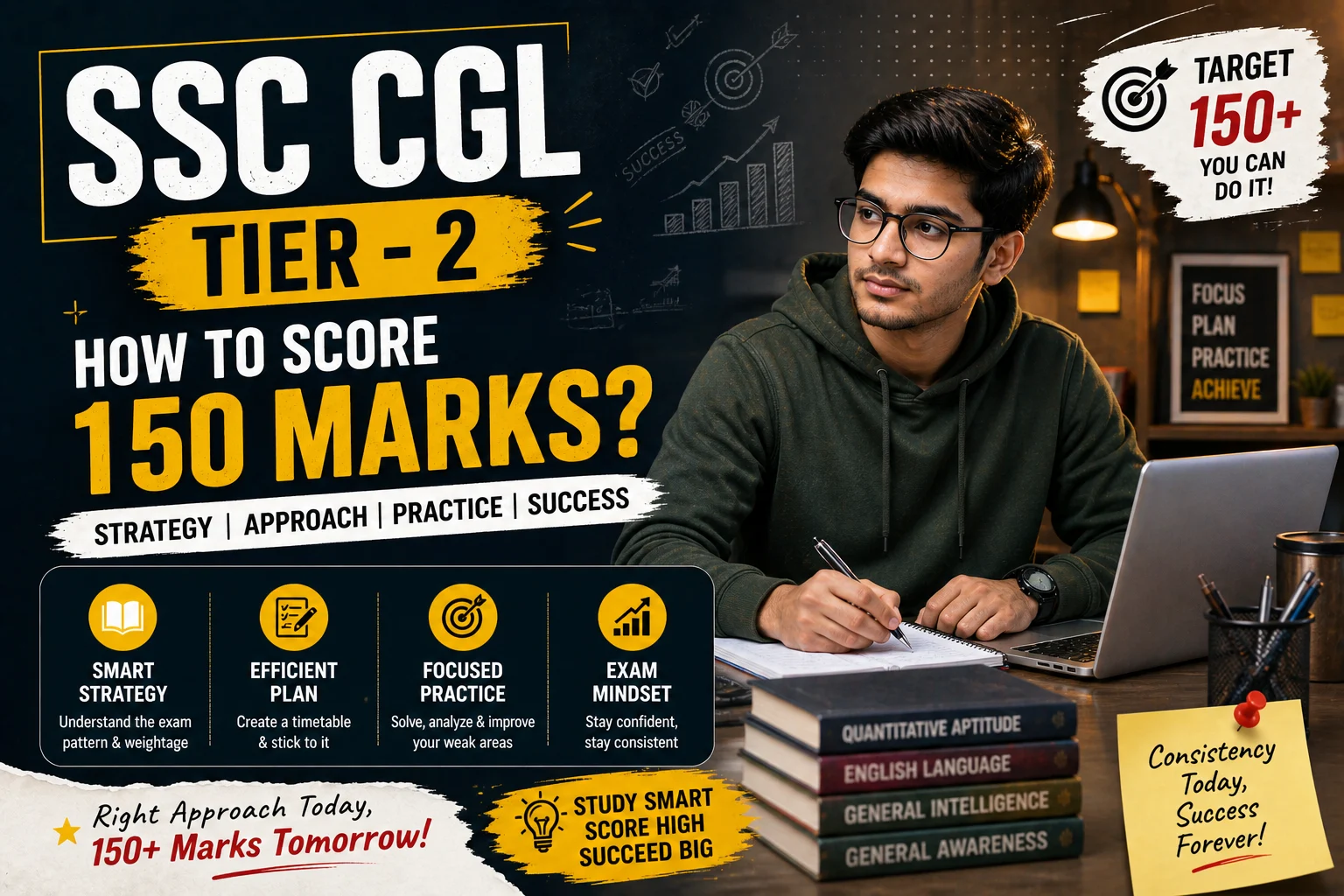 SSC CGL Tier - 2: How to Score 150 Marks?