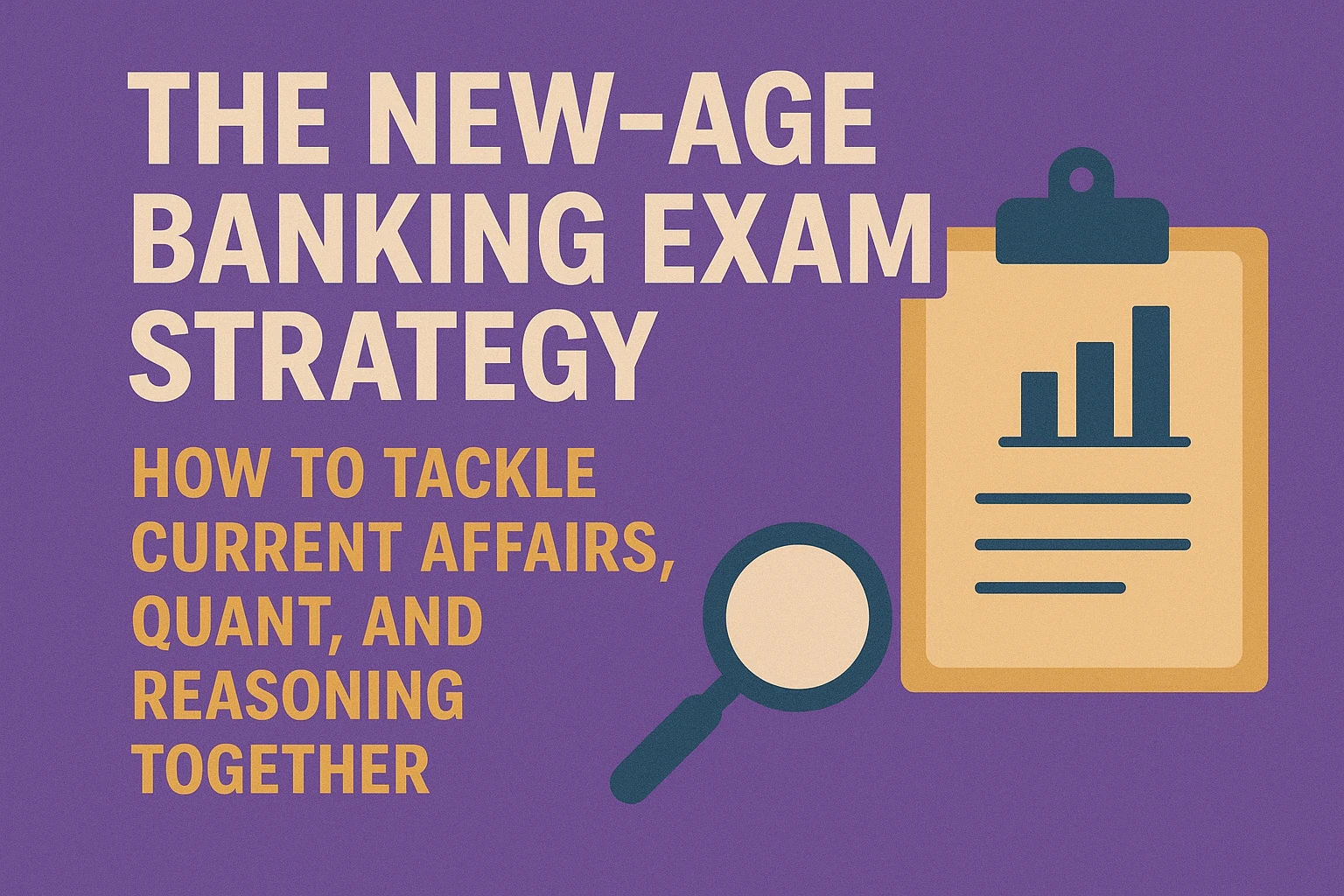The New-Age Banking Exam Strategy: How to Tackle Current Affairs, Quant, and Reasoning Together