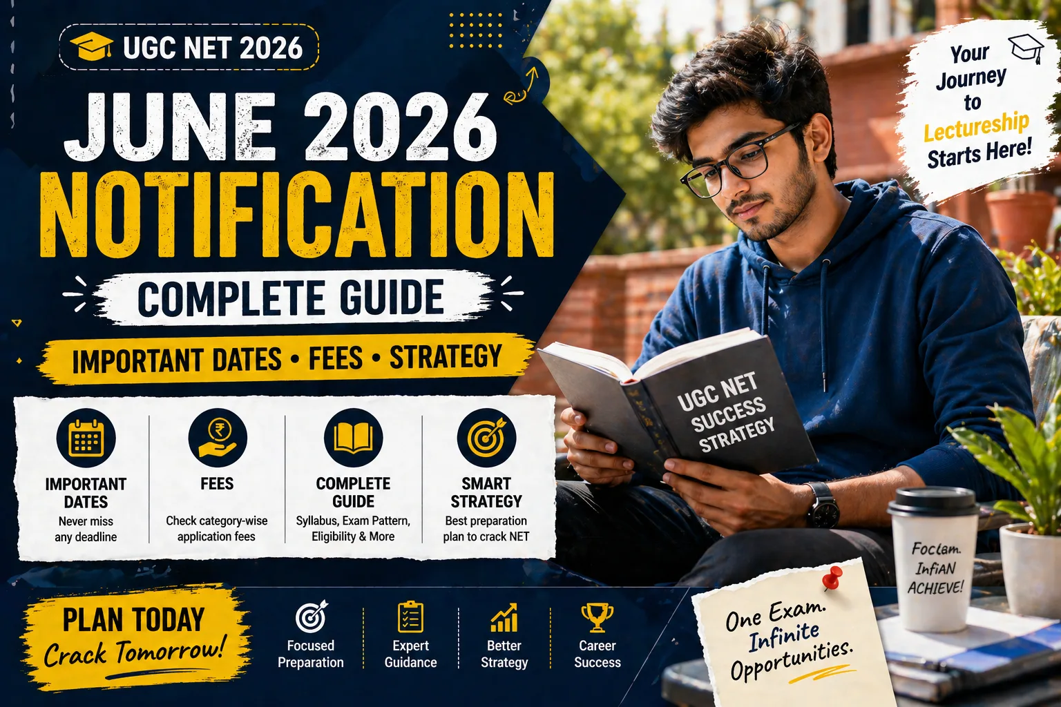 UGC NET June 2026 Notification: Complete Guide, Important Dates, Fees and Strategy
